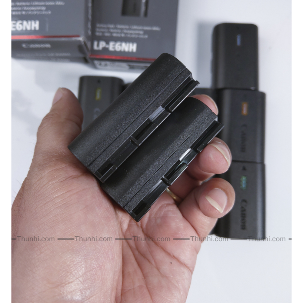 Pin canon LP-E6NH đã qua sử dụng, pin cho Canon R5, R6, R, 5D IV, 6D II, 6D, 5D3, 90D, 80D