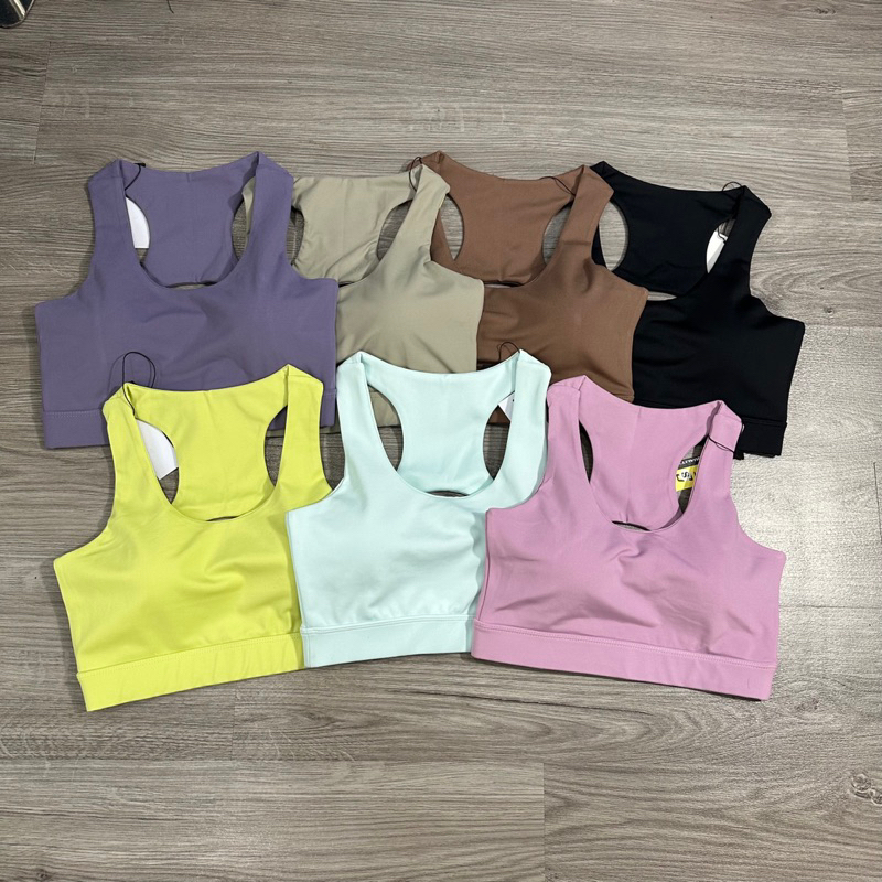 Áo Bra tập Gym Yoga Nữ Hở Lưng CY03 Vải Thun Poly Lạnh Cao Cấp