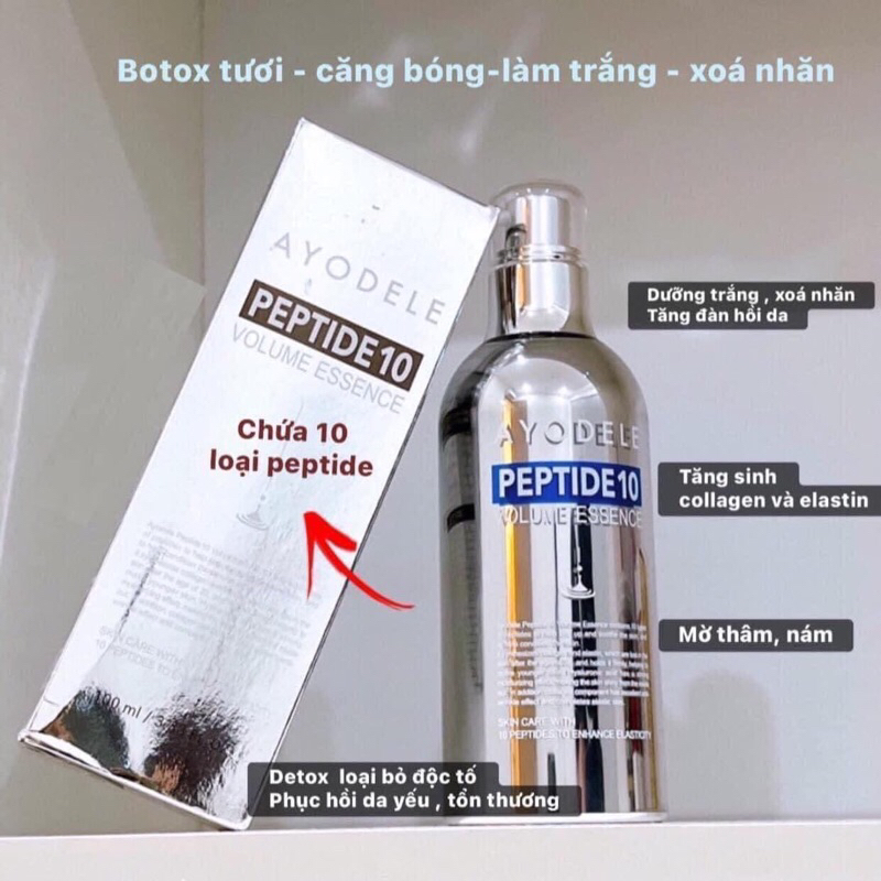 Tinh Chất Căng Bóng Da PEPTIDE 10 AHODELE VOLUME ESSENCE 100ml