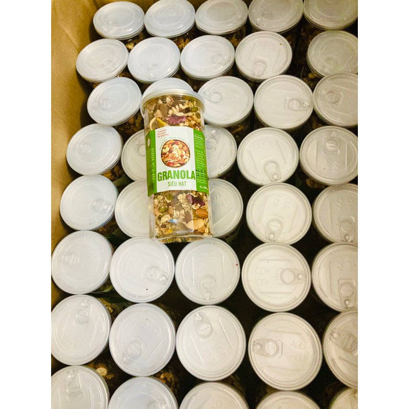 Granola ăn kiêng giòn thơm ít ngọt