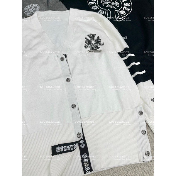 Áo Cardigan Len Chrome Heart hàng QC cao cấp, form dáng cực đẹp , 3 màu cực dễ phối đồ | BigBuy360 - bigbuy360.vn