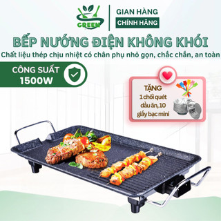 Bếp nướng điện không khói Sunhouse SHD4607 công suất 1500w 6 mức nhiệt, mặt tráng men chống dính, bảo hành 12 tháng