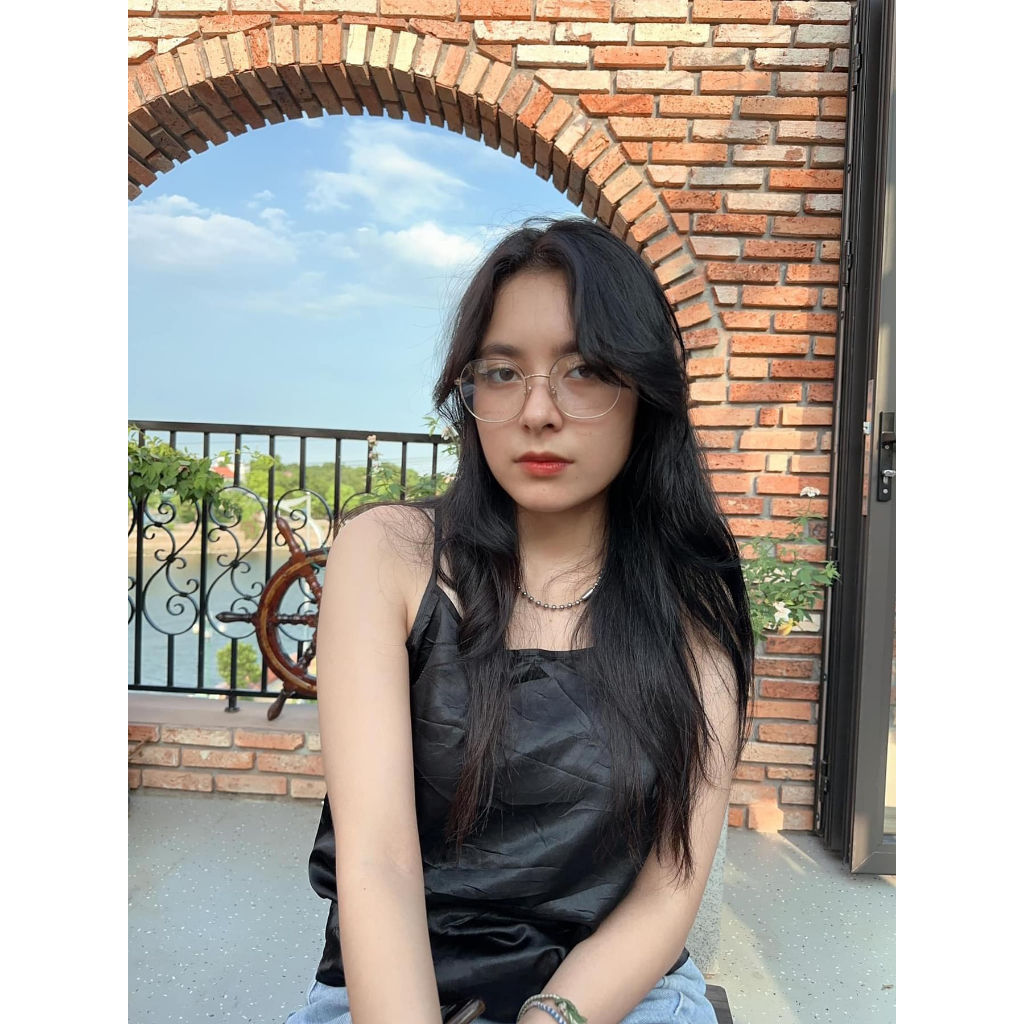 Gọng cận RayBan Demo Square viền đen mix vàng gold RX6477 2991