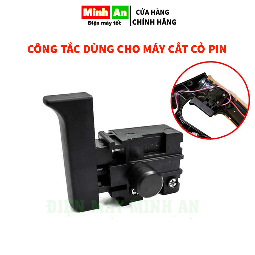 Công tắc máy cắt cỏ dùng pin, cò máy cắt cỏ pin cầm tay mini công tắc sử dụng cho máy cắt cỏ kích cỡ 6inch