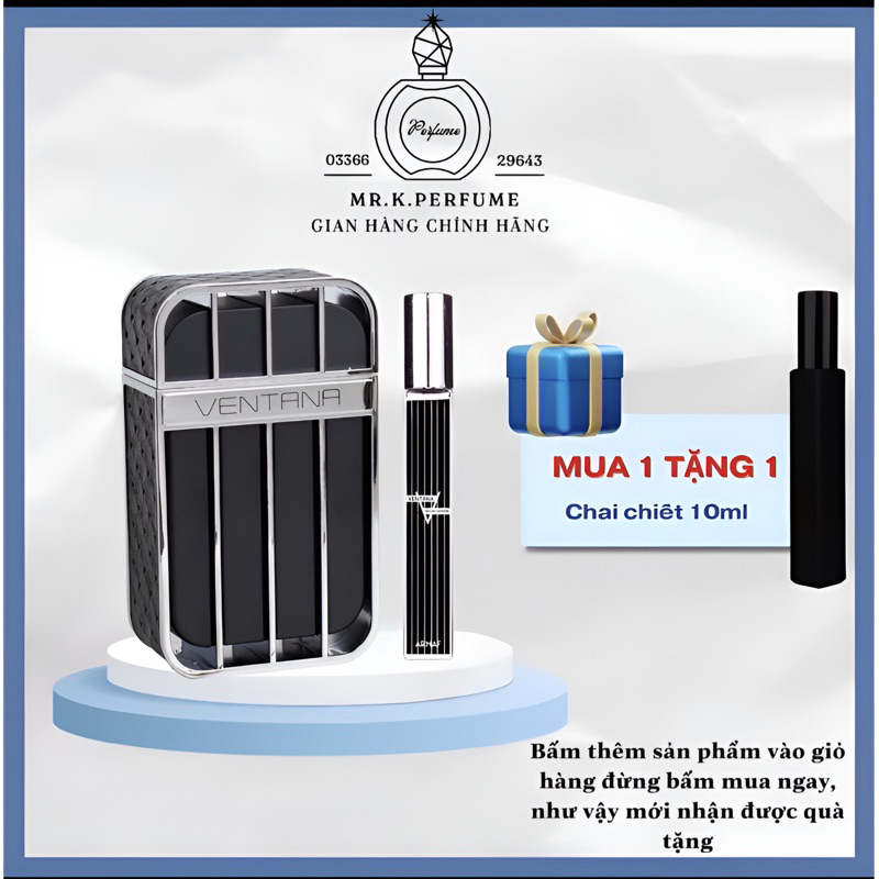 Nước Hoa Nam 𝗔𝗿𝗺𝗮𝗳 Ventana Pour Homme Chai