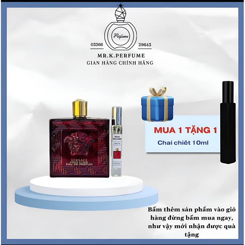 Nước hoa Versace Eros Flame Quyến rũ cho nam - Nước hoa mùa đông