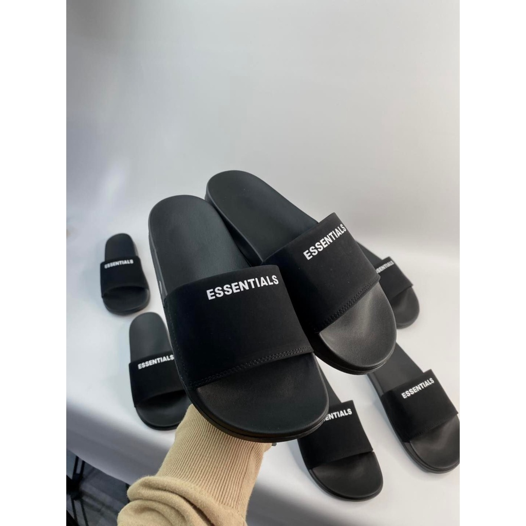 Dép Essentials quai ngang kiểu dáng phong cách Hàn Quốc đơn giản Big size 38-46 michi michi