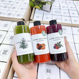 Sữa Rửa Mặt Thải Độc Rau Củ Byvibes Wonder Bath Super Vegitoks Cleanser 300ml