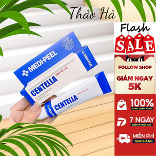 Kem Rau Má Hỗ Trợ Giảm Mụn Phục Hồi Da MEDI PEEL CENTELLA MEZZO CREAM Xanh Dương