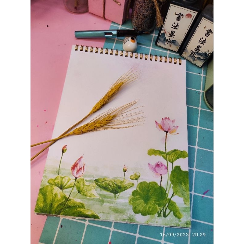Sổ viết thư pháp/ Vintage - giấy dày 2 mặt 100 trang