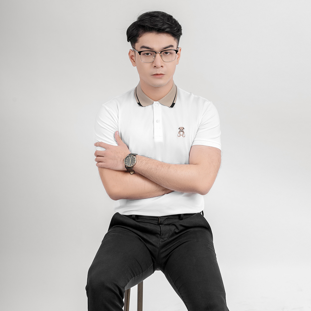 Áo polo nam HAFOS TEDEAR vải Cá Sấu Cotton cao cấp