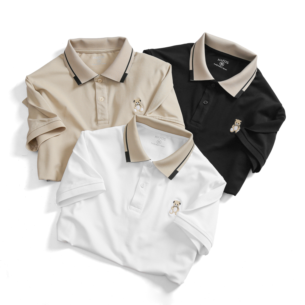Áo polo nam HAFOS TEDEAR vải Cá Sấu Cotton cao cấp
