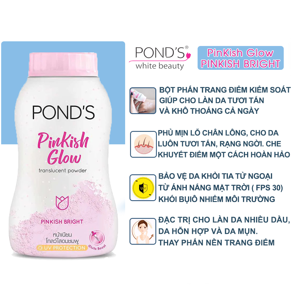Phấn Phủ Pond's Kiềm Dầu Che Khuyết Điểm Anger Face Thái Lan 50g