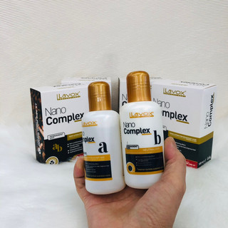 Thuốc uốn lạnh siêu dưỡng tại nhà lavox nano complex 100ml x 2