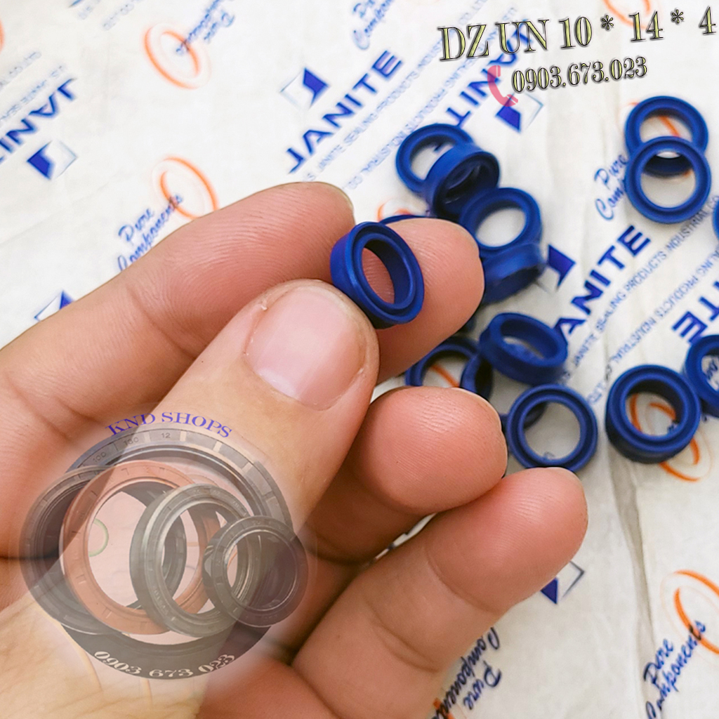 Gioăng phớt thủy lực DZ UN 12*20*5, phớt chắn dầu thủy lực chuyên cho máy đào, máy xúc, cẩu và xe nâng|KND Shops
