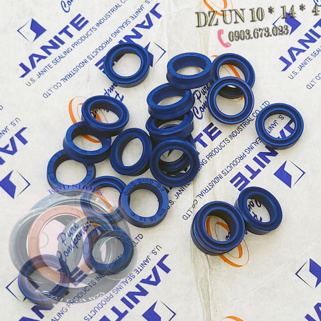Gioăng phớt thủy lực DZ UN 12*20*5, phớt chắn dầu thủy lực chuyên cho máy đào, máy xúc, cẩu và xe nâng|KND Shops