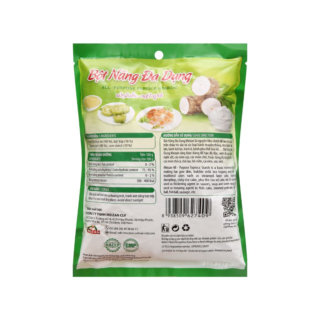Bột năng đa dụng Meizan gói 400g