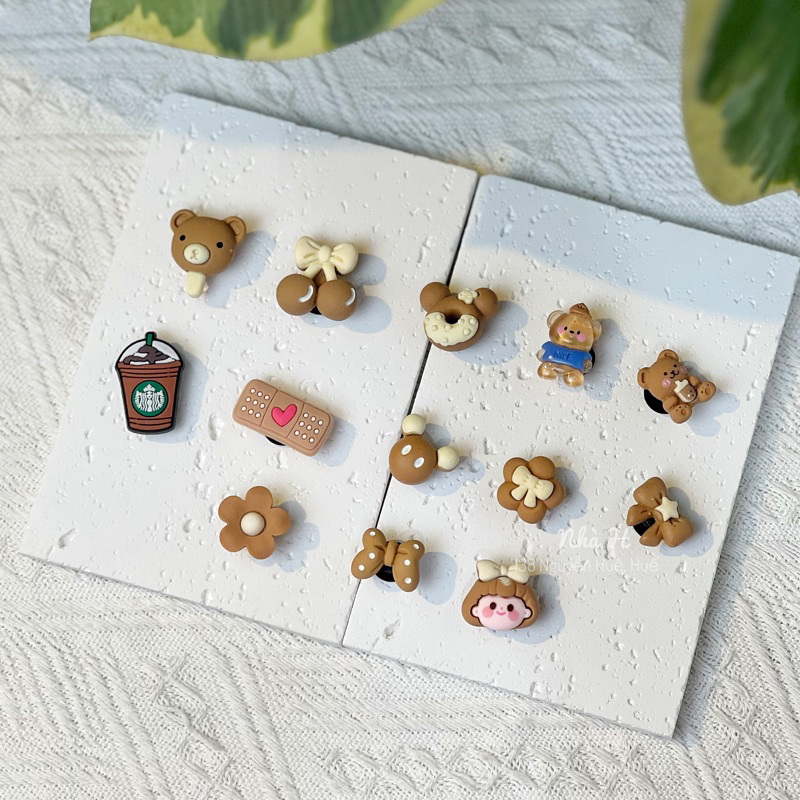 Sticker Dép, Charm Kute Trang Trí Xinh Xắn, Dễ Thương - Cinghutag