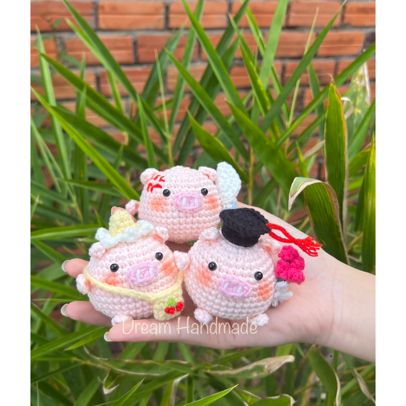 Móc Khoá Heo Zang Hồ Dream Handmade