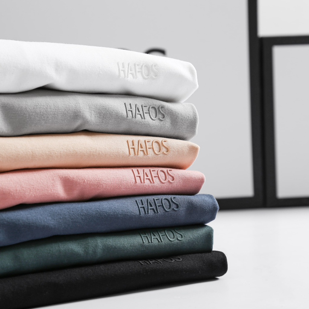 Combo 2 Áo thun nam HAFOS BASIC vải Cotton, thoáng mát