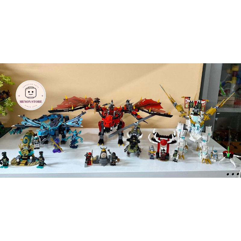 Đồ chơi lắp ráp Ninja Go 7106 67003 71786 Rồng băng của Zane - Xếp hình thông minh