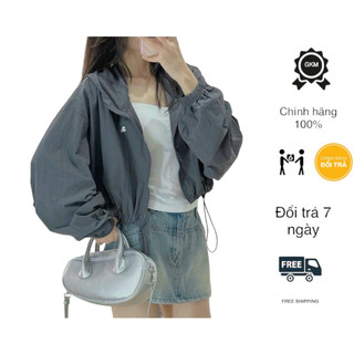 Áo khoác dù lửng dây rút tôn dáng trẻ trung GKM