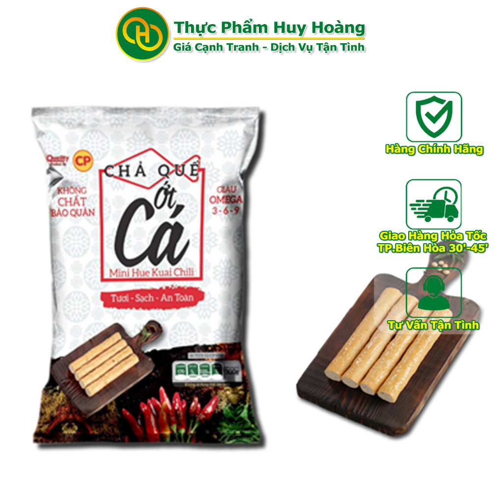 Chả Quế Cá Ớt CP Cao Cấp Túi 300g [Giao Hoả Tốc Biên Hoà]