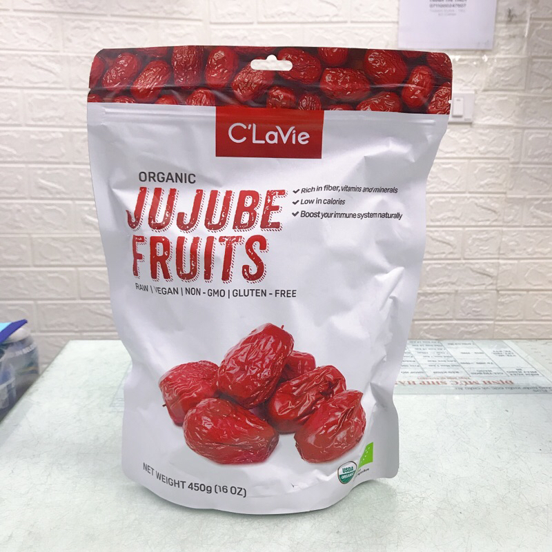 Táo đỏ/kỳ tử hữu cơ organic C'Lavie 450g - China, chè dưỡng nha/đẹp da
