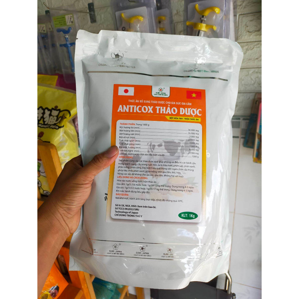 Anticox thảo dược dùng trong thú y