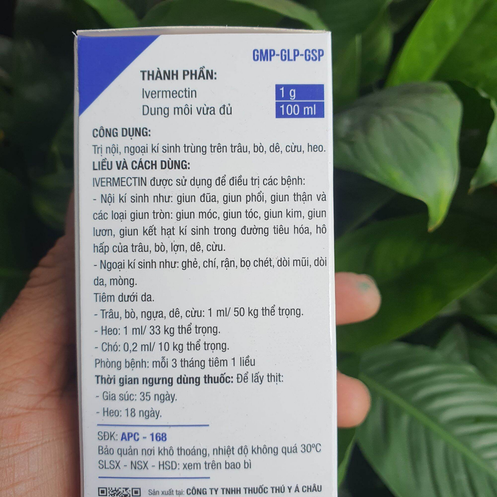 Invermectin hàm lượng cao 1% dùng trong thú y