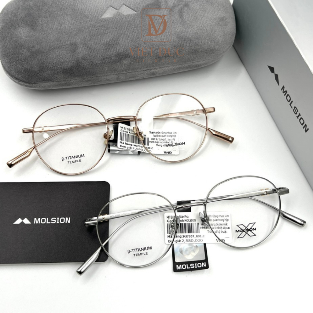 Gọng kính Molsion MJ7307 cao cấp hàng chính hãng full box