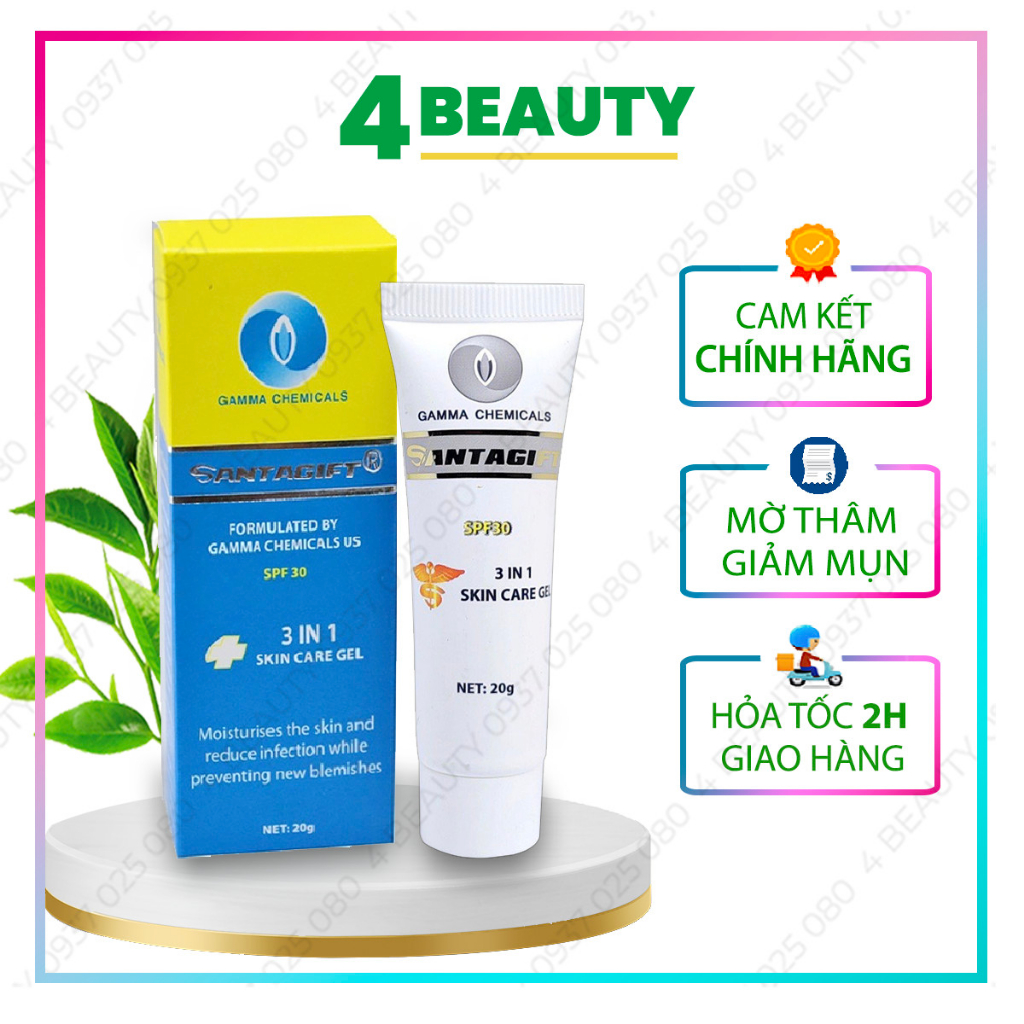 Kem Mụn Santagift SPF30 - Giảm Mụn, Mờ Thâm 20g