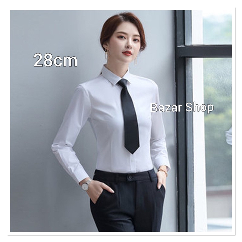 Cà vạt nữ dài 28cm và 35cm, Cà vạt nữ văn phòng