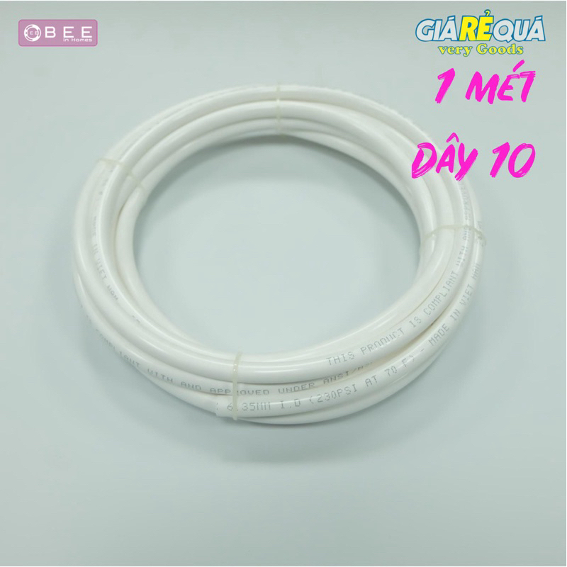 Ống dây nhựa RO cho máy lọc nước loại dây 6, dây 10