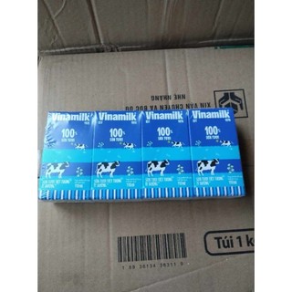 Lóc 4 hộp sữa tươi Vinamilk ít đường 110ml