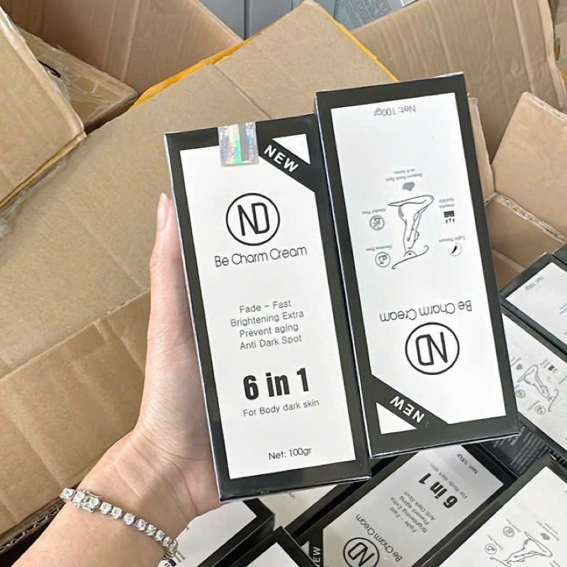 XOÁ THÂM MÔNG SIÊU HIỆU QUẢ ND Be charm Cream-Kem Bôi Giảm Thâm Mông Be Charm Cream 6in1 - 100ml