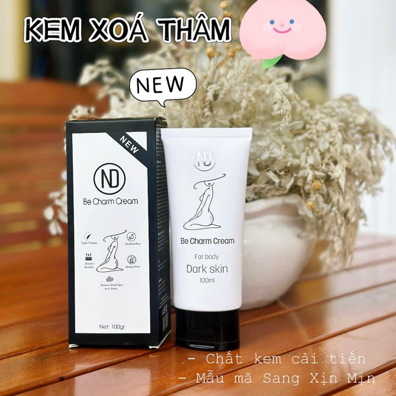 XOÁ THÂM MÔNG SIÊU HIỆU QUẢ ND Be charm Cream-Kem Bôi Giảm Thâm Mông Be Charm Cream 6in1 - 100ml