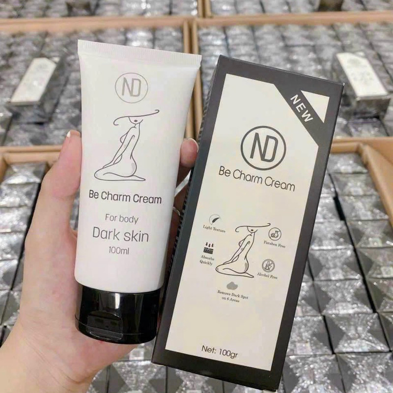 XOÁ THÂM MÔNG SIÊU HIỆU QUẢ ND Be charm Cream-Kem Bôi Giảm Thâm Mông Be Charm Cream 6in1 - 100ml