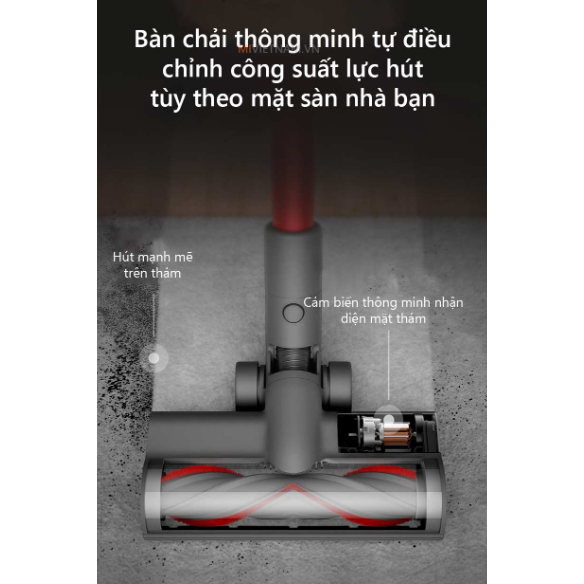 🔥Bảo hành 10 năm🔥Hút Bụi Cầm Tay Không Dây V-Series, Máy Hút Bụi Có Dây Cyclone Cực Mạnh Hút Siêu Mạnh