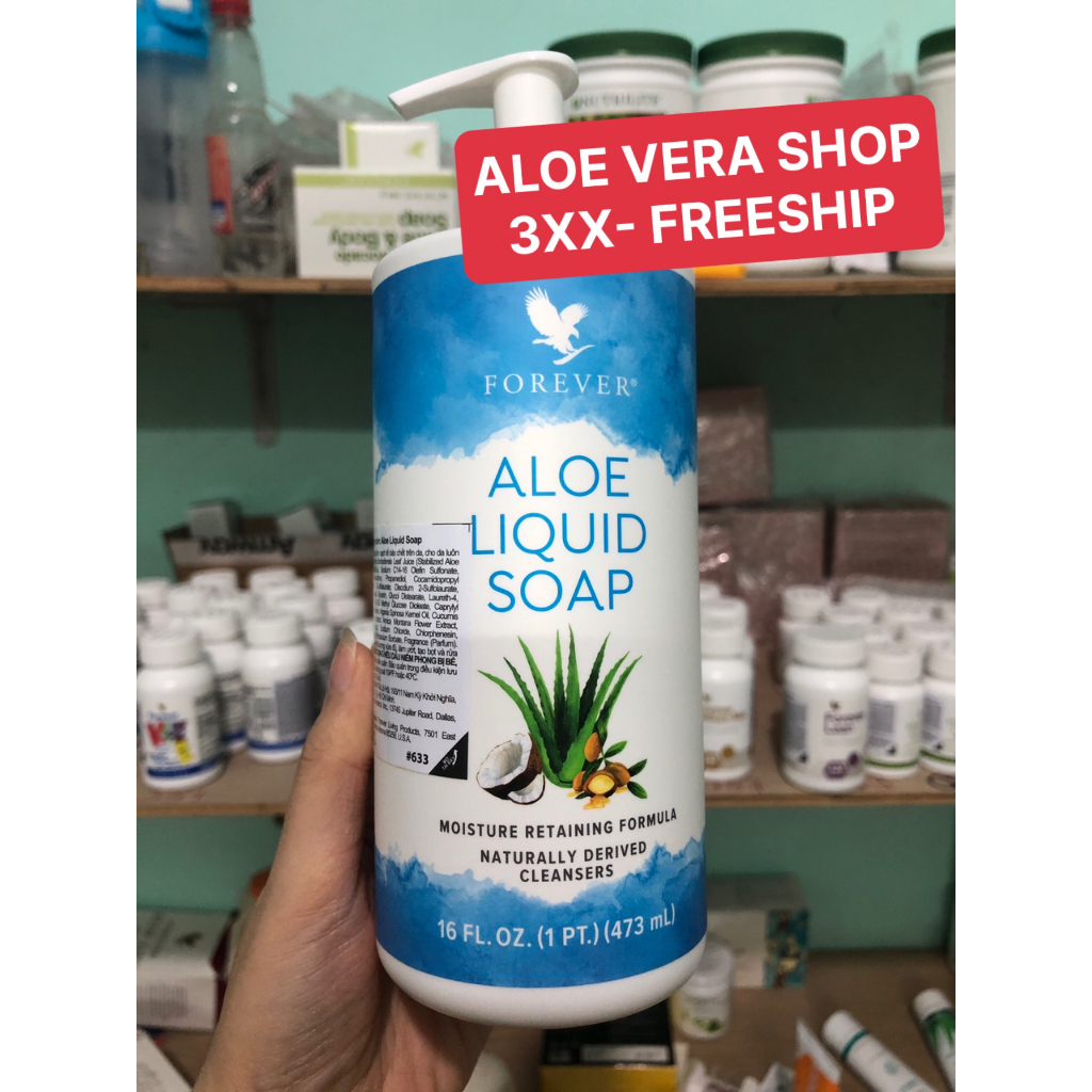 [ RẺ VÔ ĐỊCH] Xà phòng nước Aloe Liquid Soap FOREVER 633FLP (473ml) ( SẢN PHẨM LÔ HỘI )