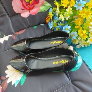 Giày bệt trơn mẫu đen bóng - đen mờ phom rộng khách lưu ý đặt giảm size