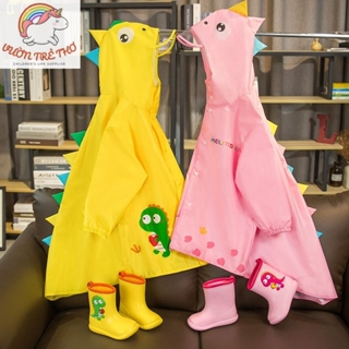 Áo Mưa Cho Bé Trai Bé Gái Hàng Cao Cấp Mẫu Mới Dáng Cánh Dơi Dày Dặn Tiện Lợi