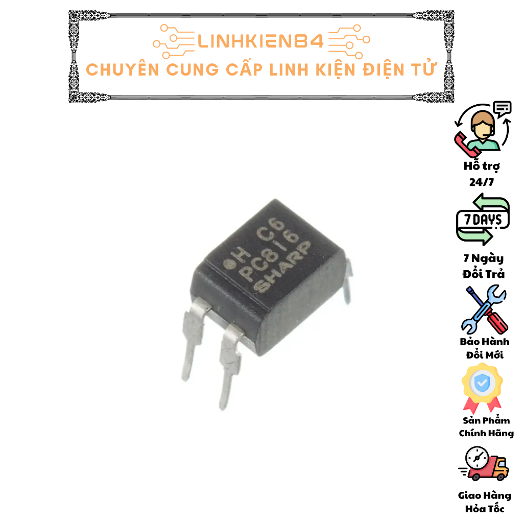 COMBO 5 Chiếc IC Chức Năng PC816 LTV816 DIP4 Cách Ly Quang