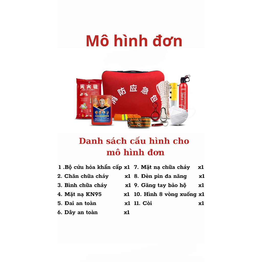 Bộ Phòng cháy chữa cháy gia đình tiện dụng_TBPC02