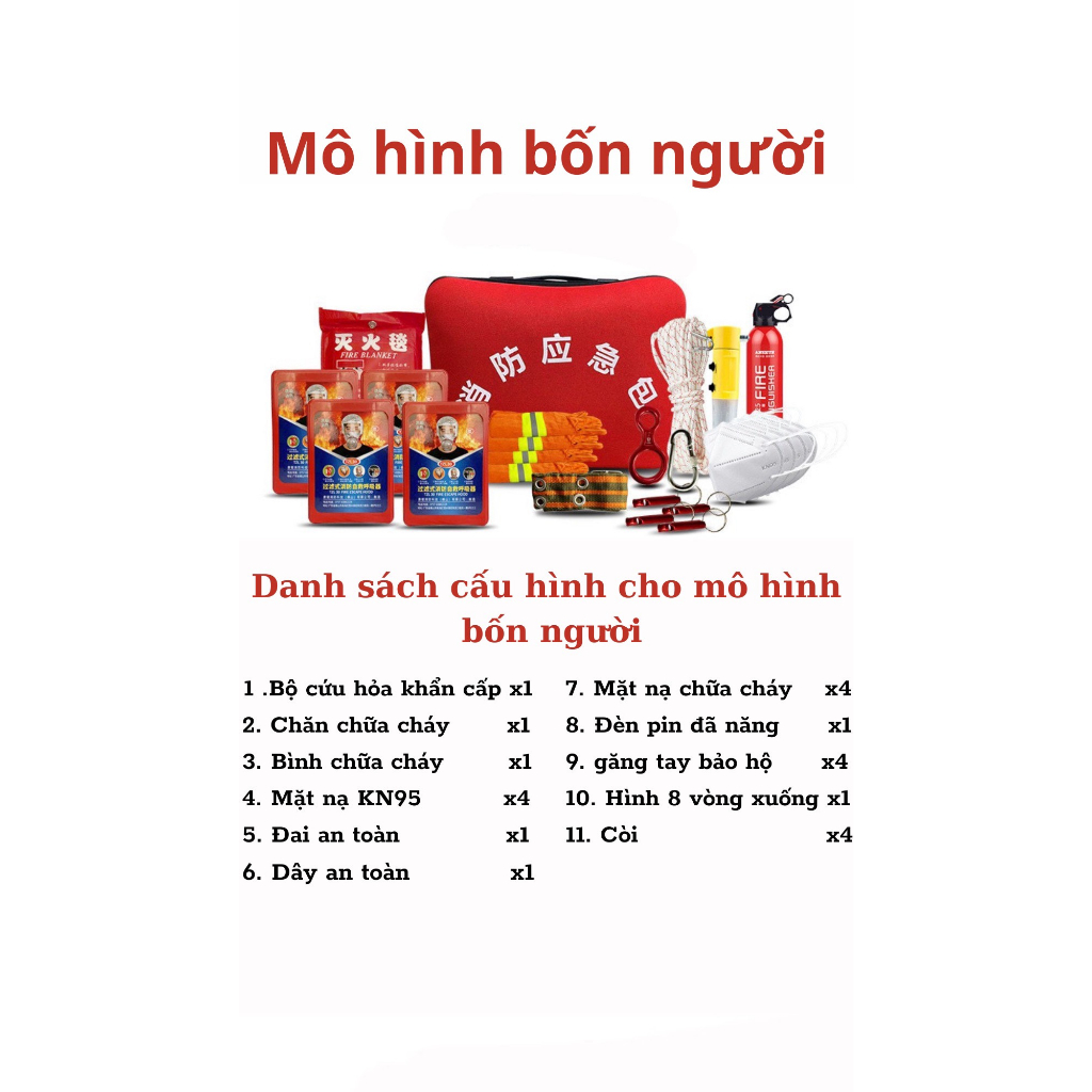 Bộ Phòng cháy chữa cháy gia đình tiện dụng_TBPC02