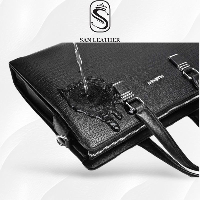 Cặp Da Công Sở Nam Nữ San Leather S09080