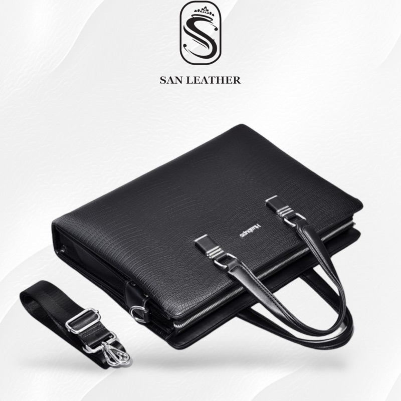Cặp Da Công Sở Nam Nữ San Leather S09080