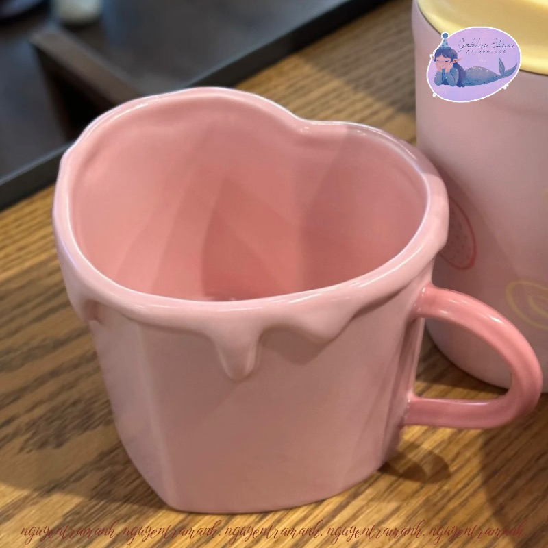 STARBUCKS LY SỨ MELTED HEART VALENTINE DAY 12OZ