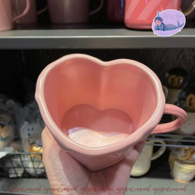 STARBUCKS LY SỨ MELTED HEART VALENTINE DAY 12OZ