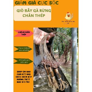 Xả kho bộ giò bẫy gà rừng chân thép